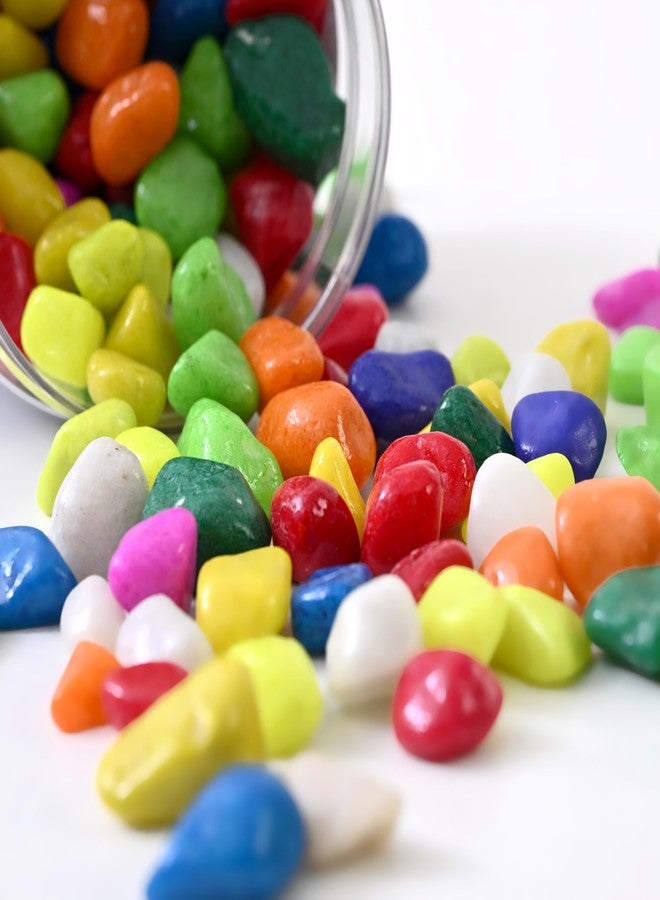 VANNEF® Premium Natural Polished Gemstone Mix, Multi-Colour Tumbled Stones, Assorted Sizes - Image 2